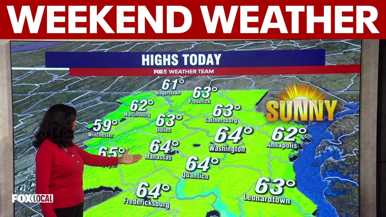 Weekend Weather: Chilly start gives way to pleasant, sunny fall weekend across DC region