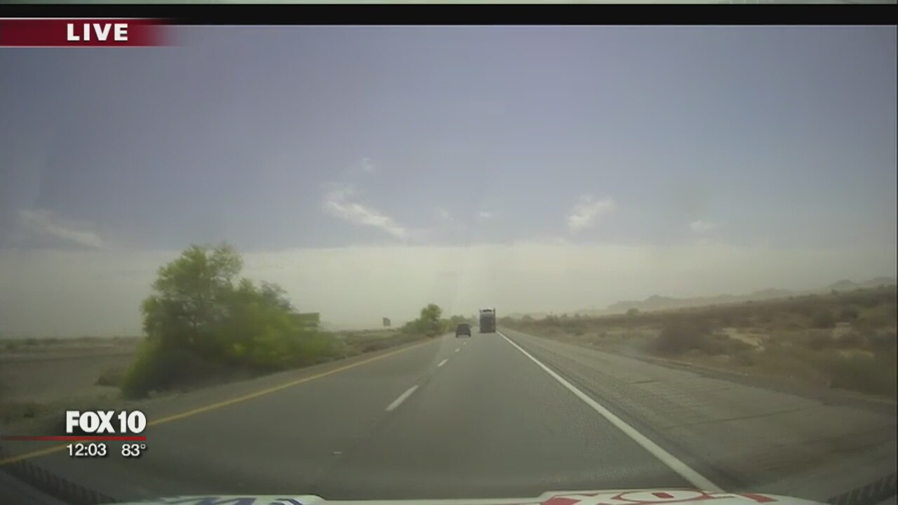 Drivers urged to watch out for dust in Arizona, New Mexico