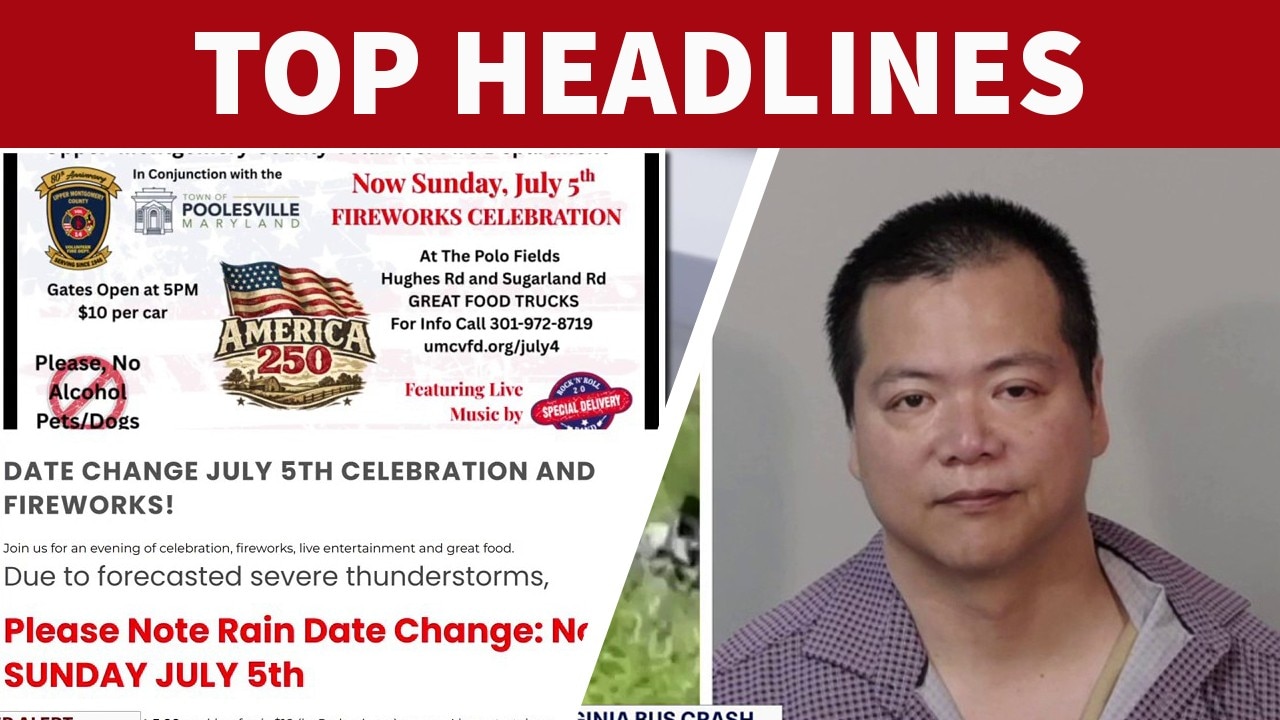 Local fireworks postponed; Bus driver pleads not guilty to mansluaghter