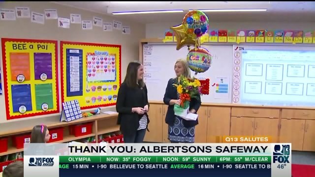 Q13 salutes Ms. Schukantz of Bonney Lake Elementary