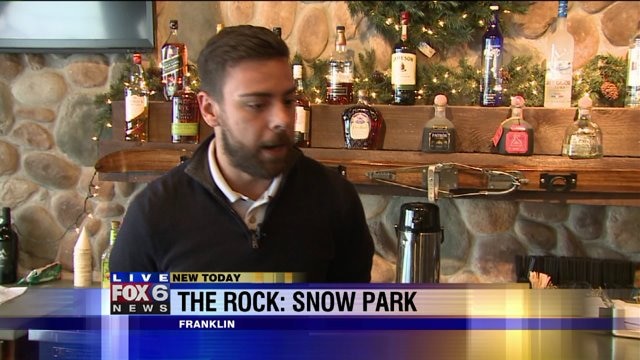 Justin checks out delicious beverages you can enjoy at The Rock Snow Park