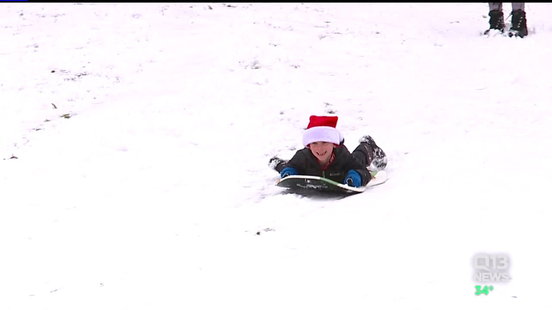 WAKING UP TO CHRISTMAS SNOW