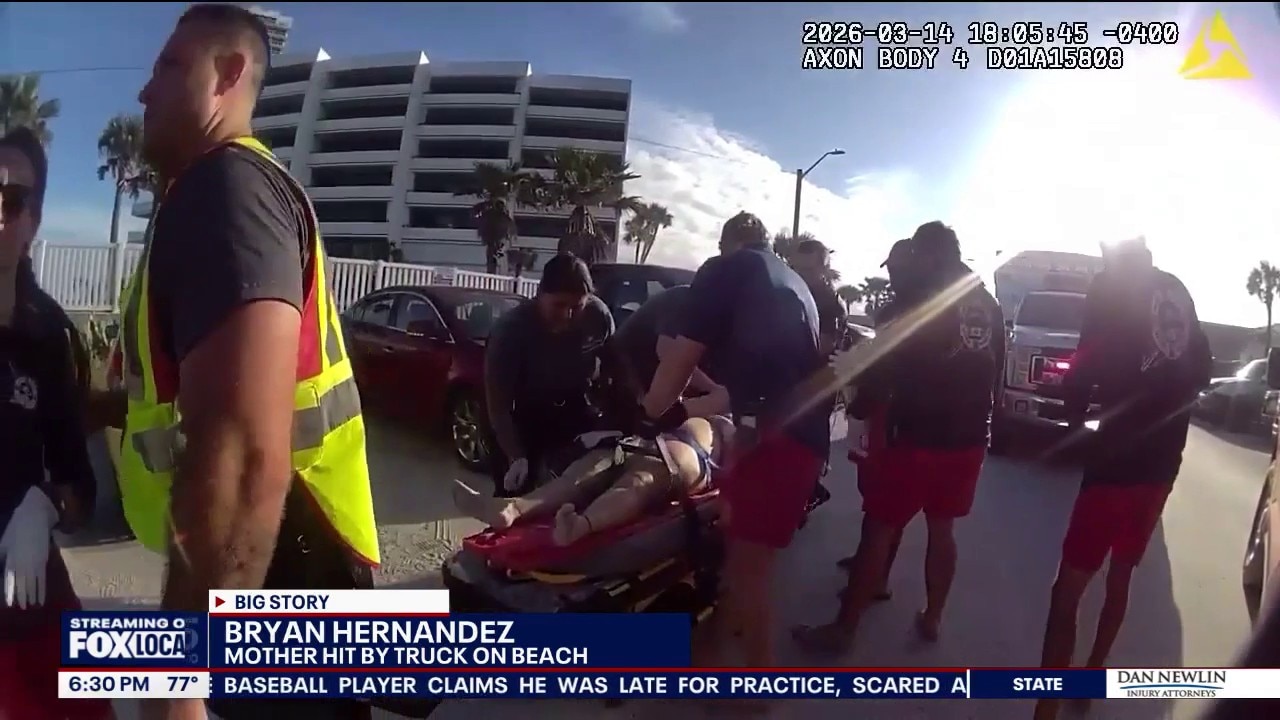 Woman remains hospitalized weeks after being run over on beach