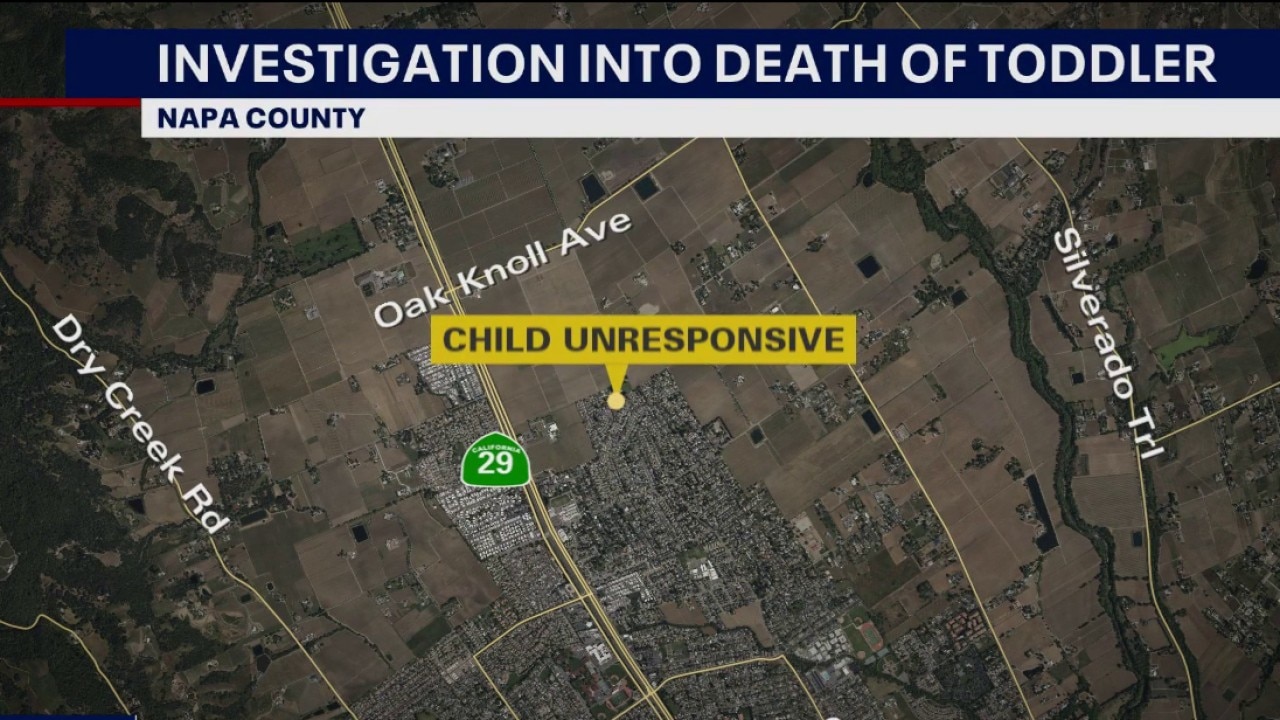 Napa police investigating toddler's death