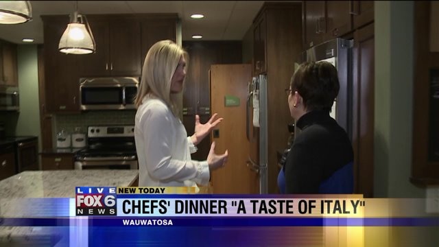 Laura checks out newly-renovated kitchen at Ronald McDonald House