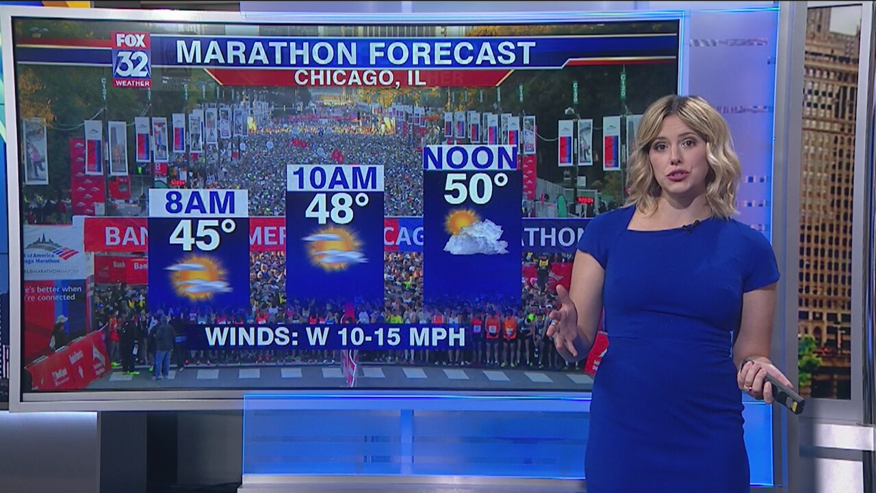 1 p.m. forecast for Chicagoland on October 11th