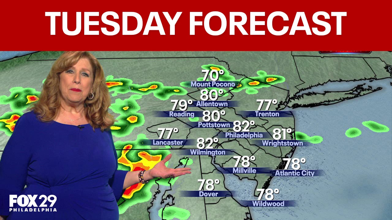 Philadelphia weather: Tuesday forecast