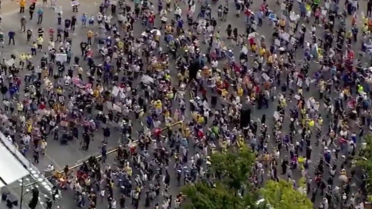 Trump funds TSA; 'No Kings' protests planned nationally