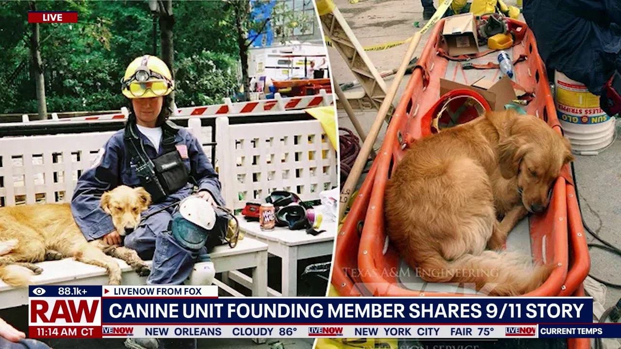 Canine unite founding member shares 9/11 story 