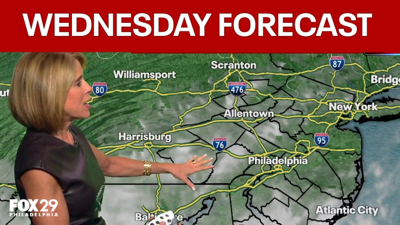 Philadelphia weather: Wednesday evening forecast