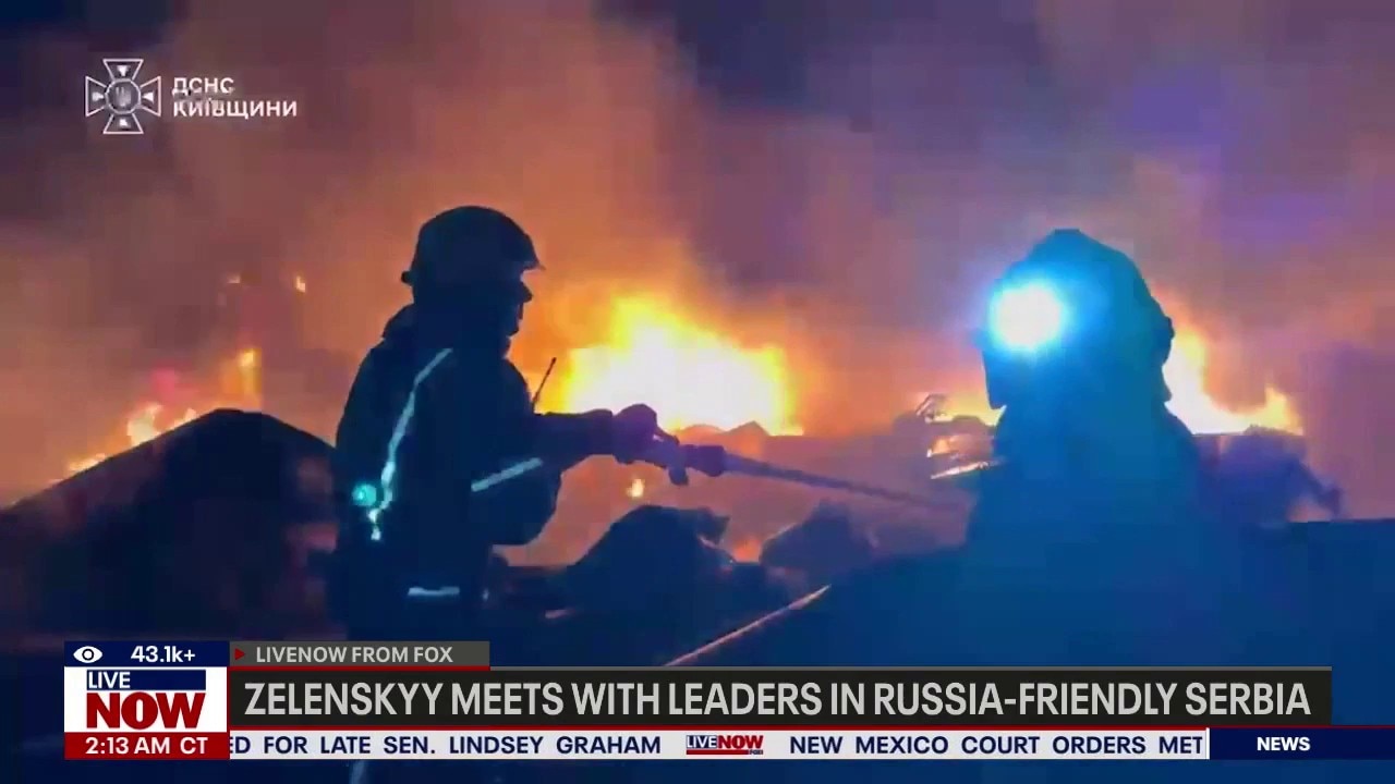 Zelenskyy meets with leaders in Serbia