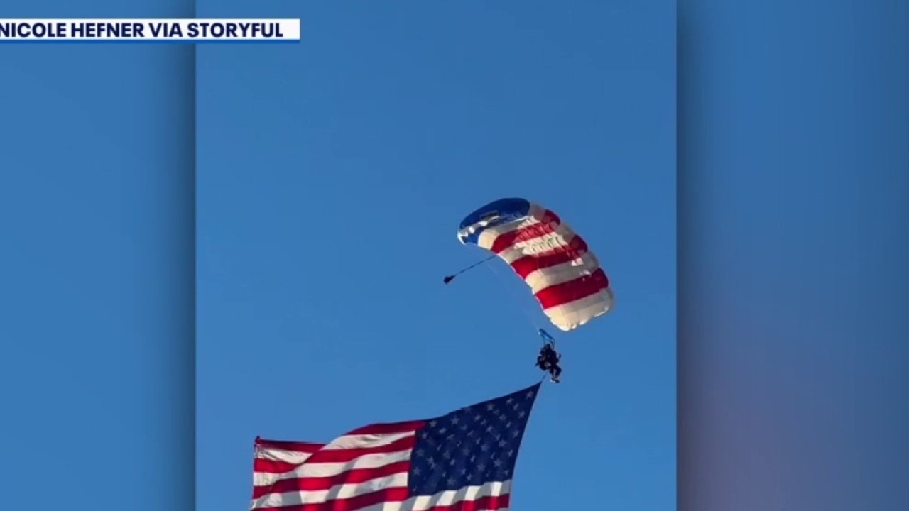 Skydiver crash lands into Folsom Pro Rodeo