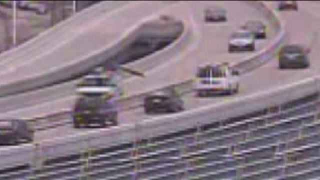 Drivers forced to act fast while driving over Hoan Bridge