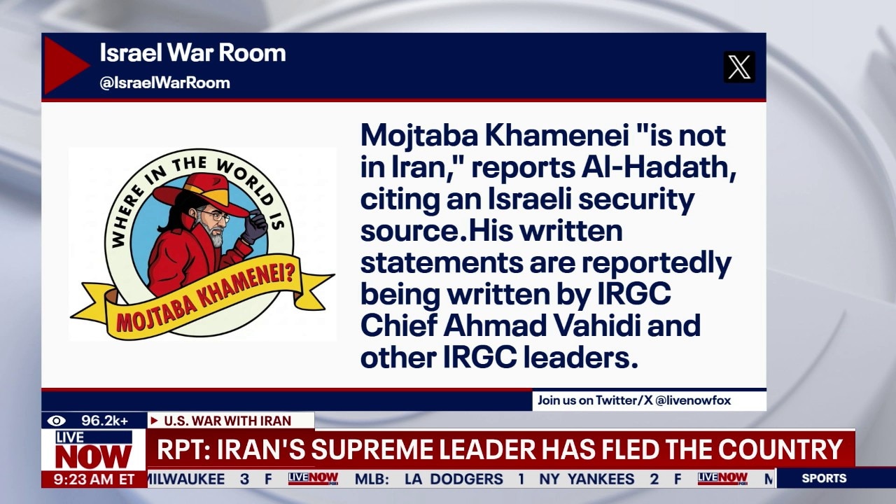 Iran's Supreme Leader fled the country, report states