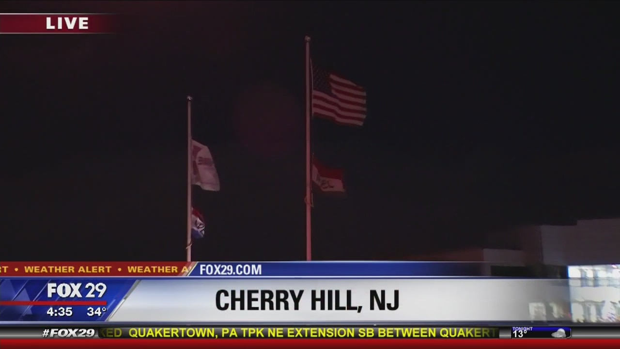 Beware of wind chill: Not just flags, but poles and tree branches shaking