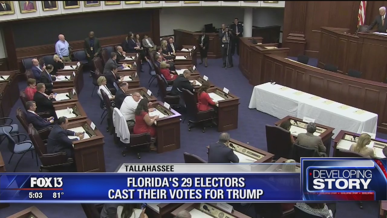 Florida's electors confirm Trump