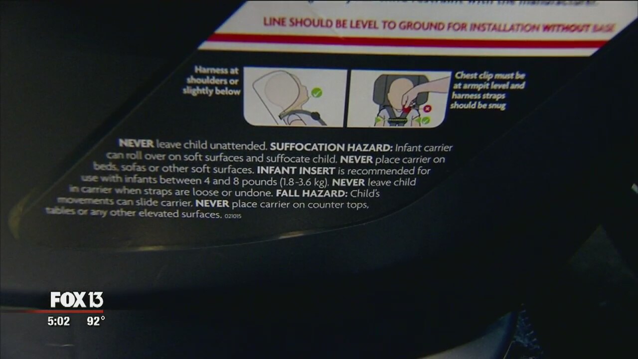 Infant ejected during rollover crash