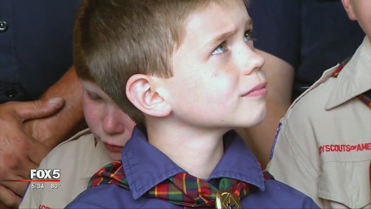 9-year-old boy saves mother's life