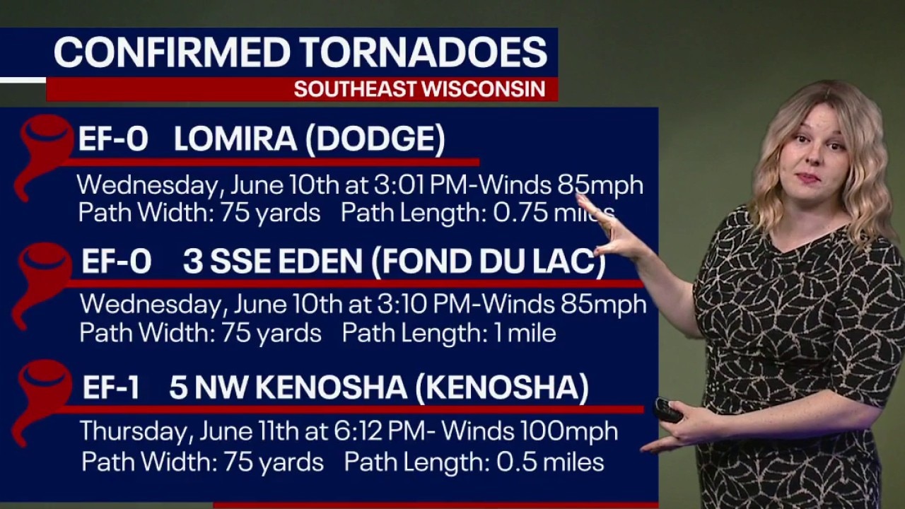 NWS confirms tornadoes from Wednesday, Thursday