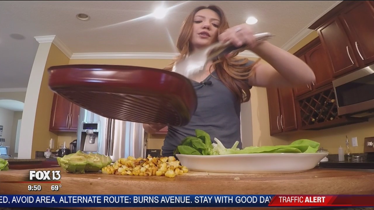 Good Day Gourmet: Shrimp Lettuce Wraps with Chipotle-Lime Dressing