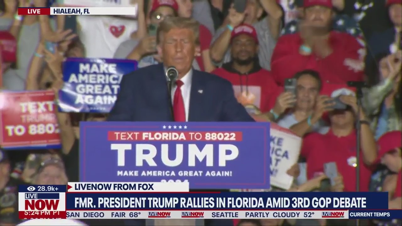 Trump rally in Florida: Full remarks