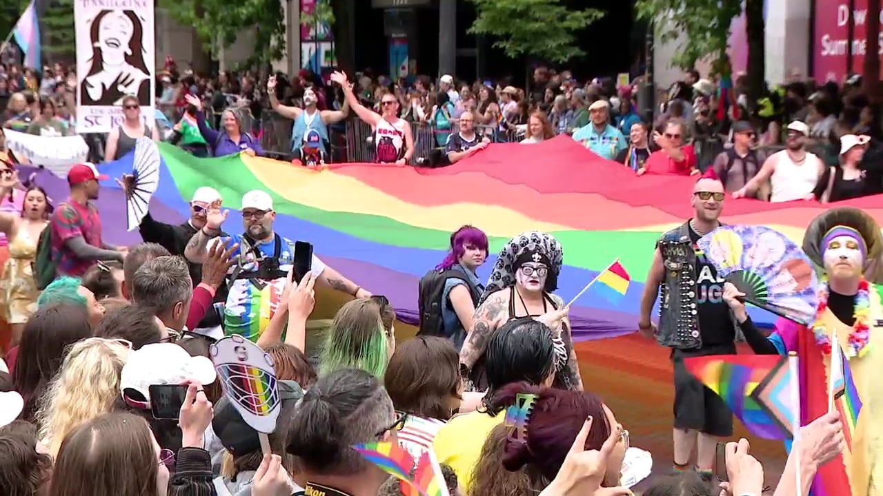 Massive crowds celebrate Seattle Pride