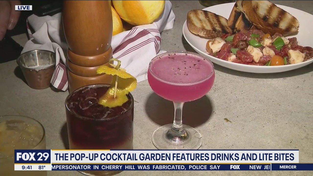 Leda and the Swan pop-up cocktail garden opens in Northern Liberties