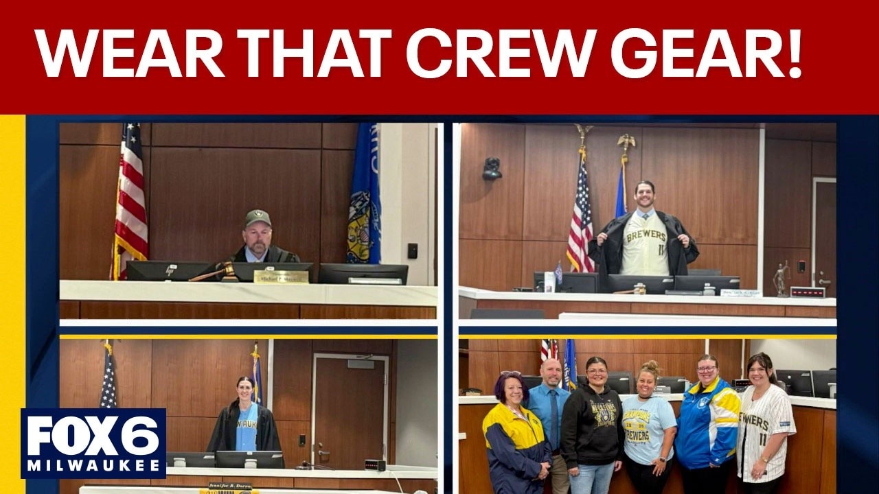 World Series: Waukesha County judge order, Brewers gear appropriate