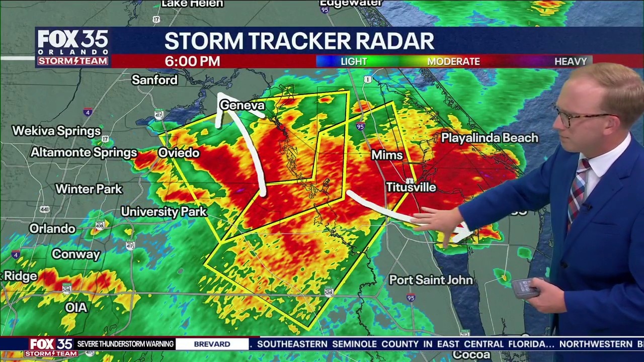 Forecast: Severe thunderstorm warnings in Central Florida