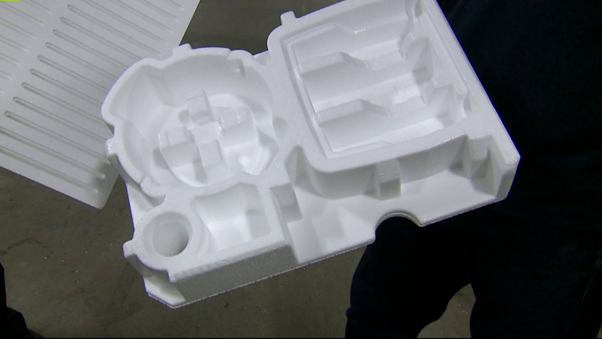 All kinds of products made of foam