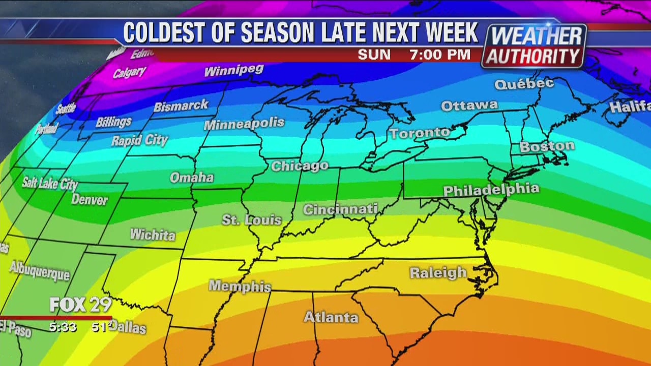 FOX 29 Weather Update Thursday
