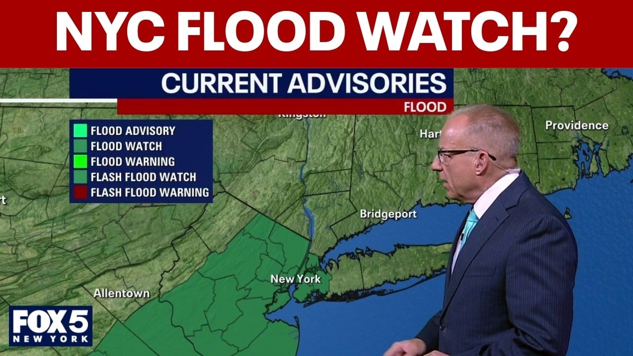 NYC will be under flood watch tomorrow