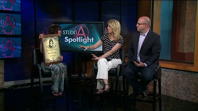 Country Radio Hall of Fame inductee, Karen Dalessandro, visits Studio A