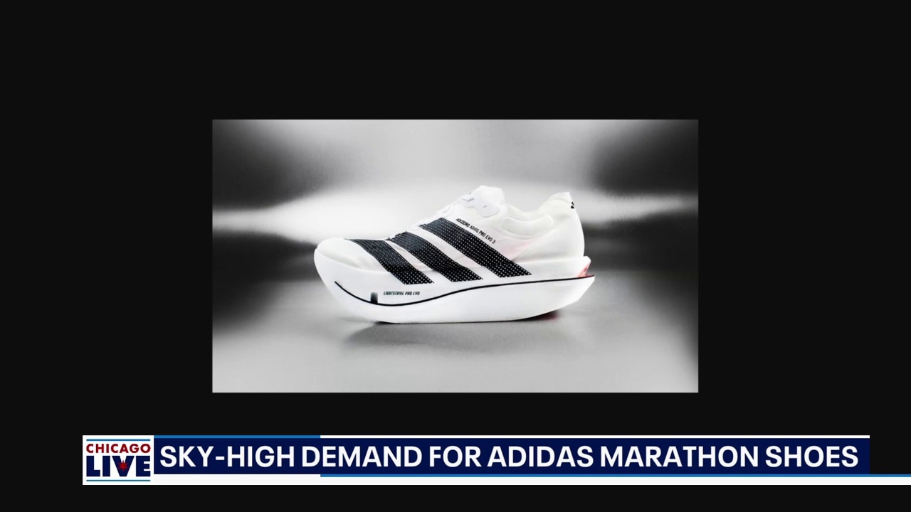Adidas ‘super shoe’ tops $1,600 after record-breaking marathon | ChicagoLIVE