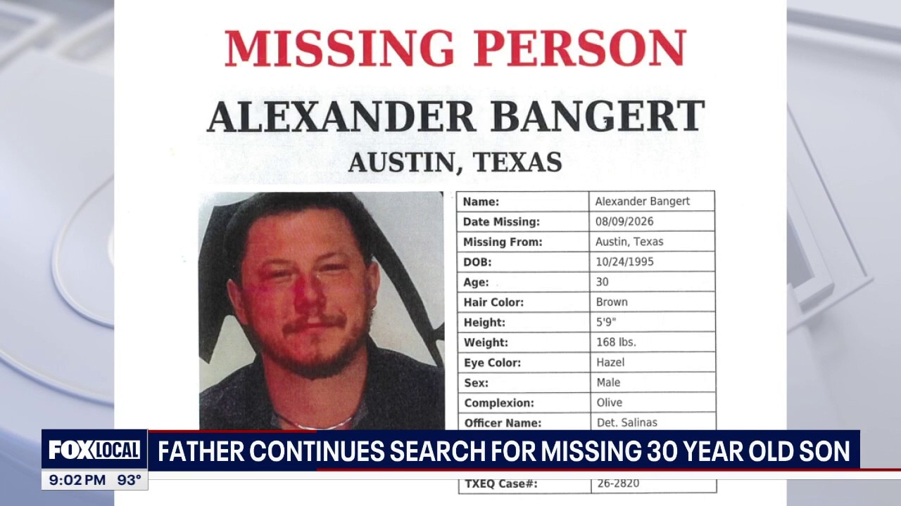 Father continues search for missing 30-year-old son