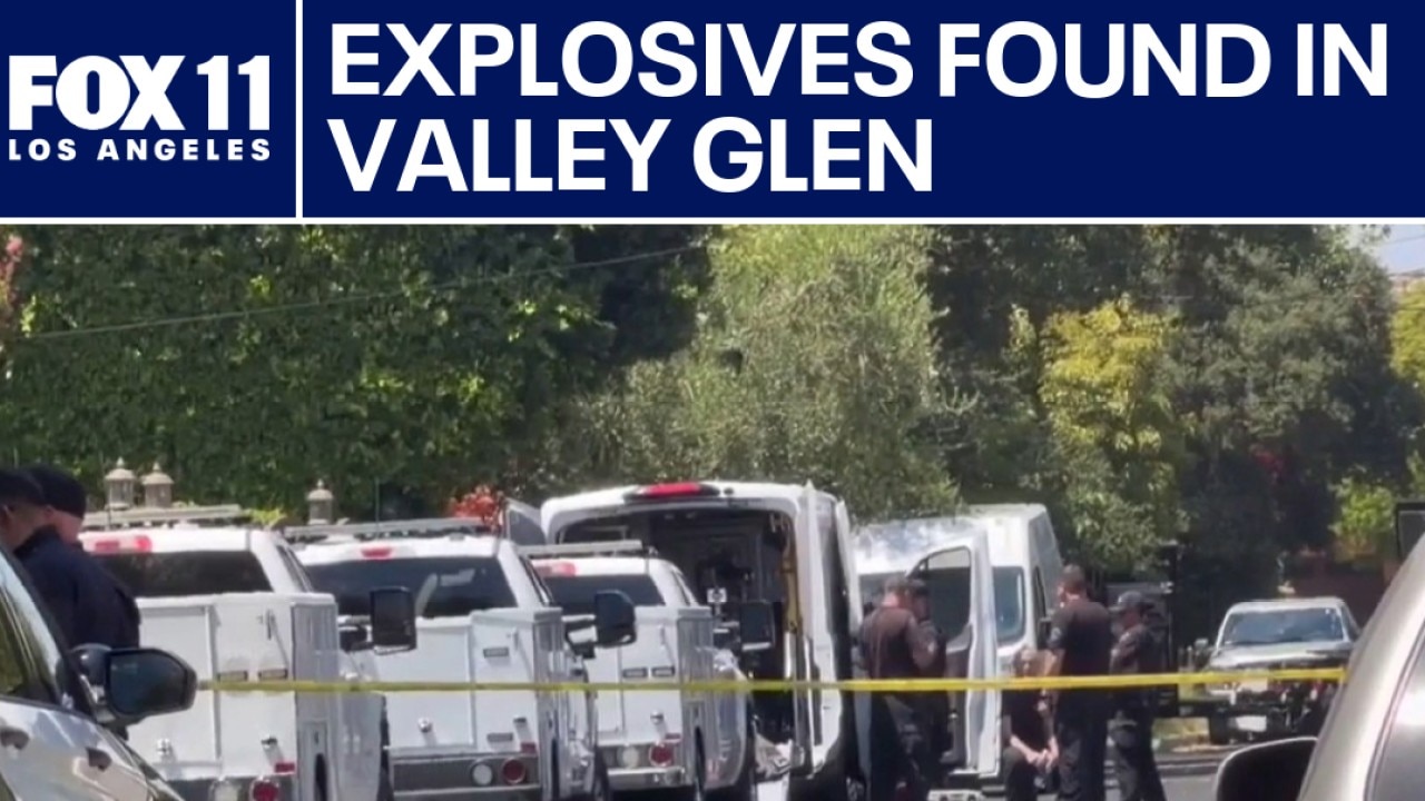 Explosives found in Valley Glen 