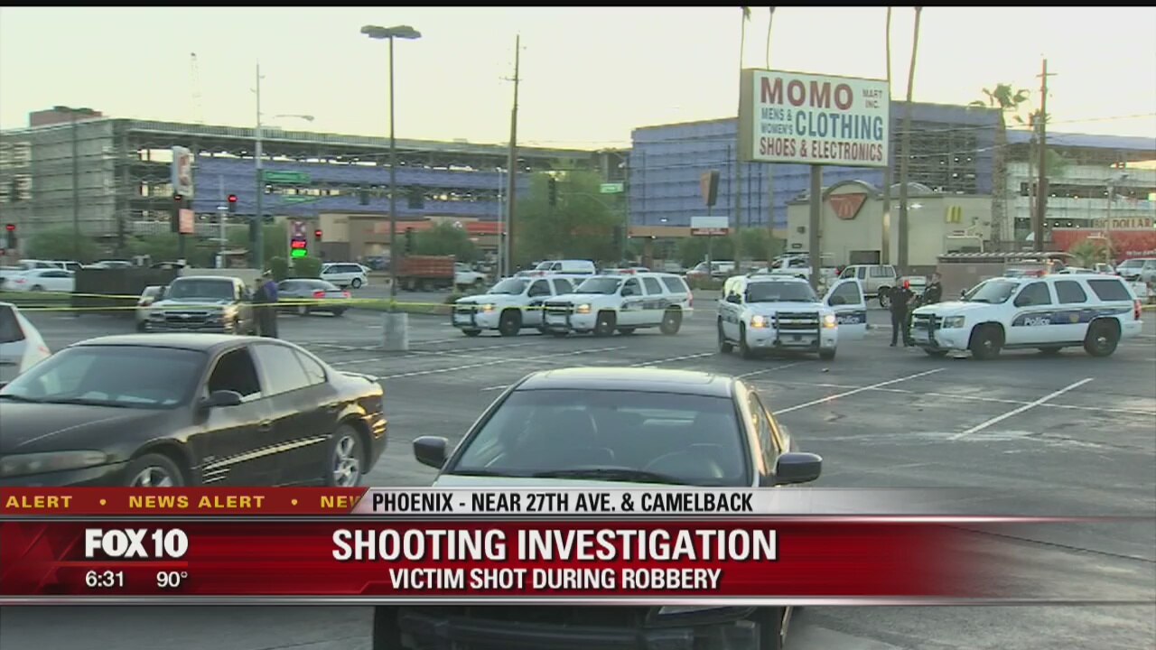 1 dead following shooting, robbery in Phoenix