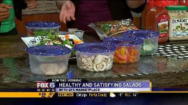 Healthy and satisfying salads