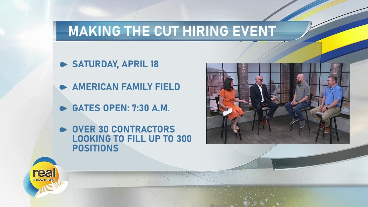 Making the Cut Hiring Event; Saturday at American Family Field