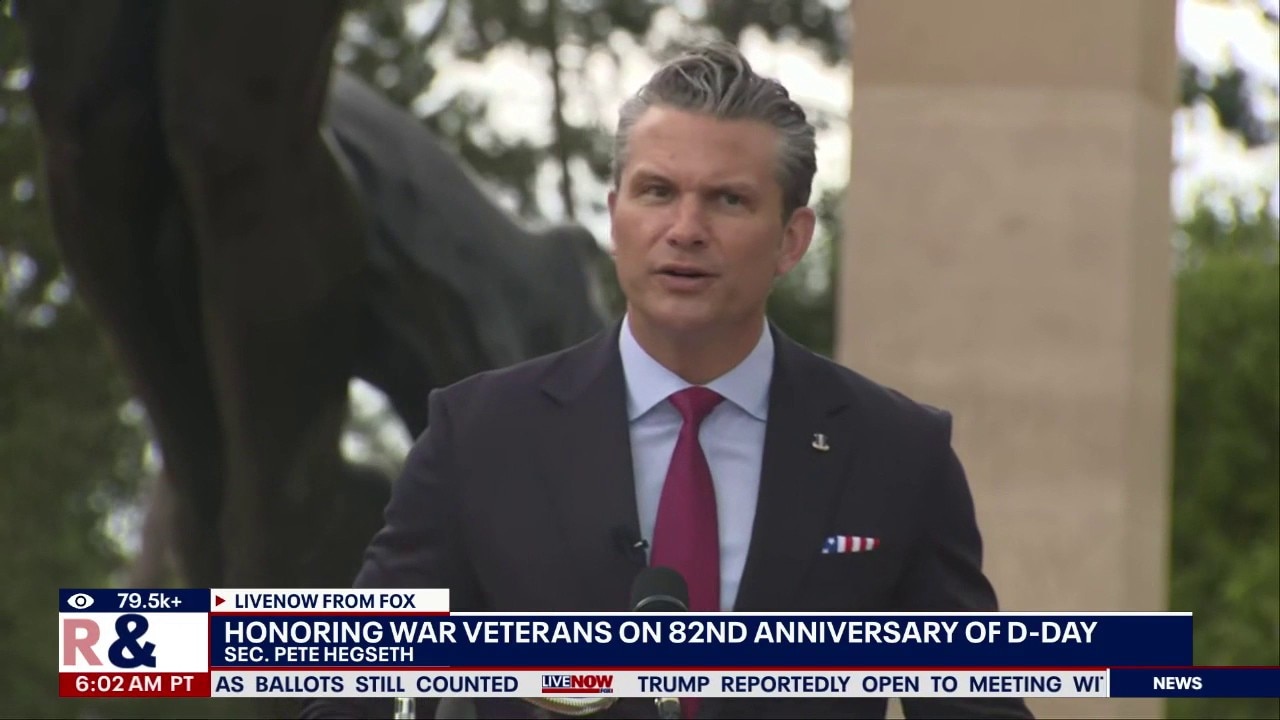 Hegseth honors War veterans on D-Day anniversary