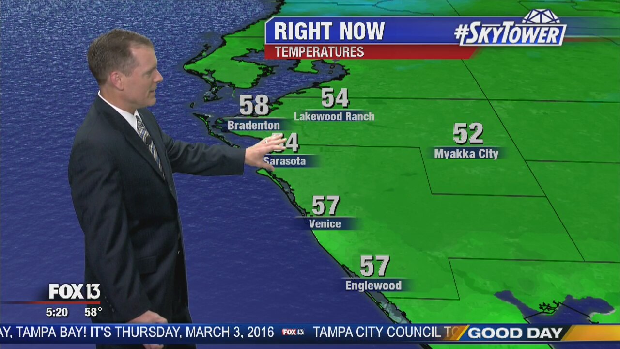5 a.m. Weather Update