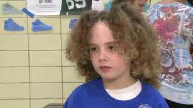 Shaving heads for St. Baldricks