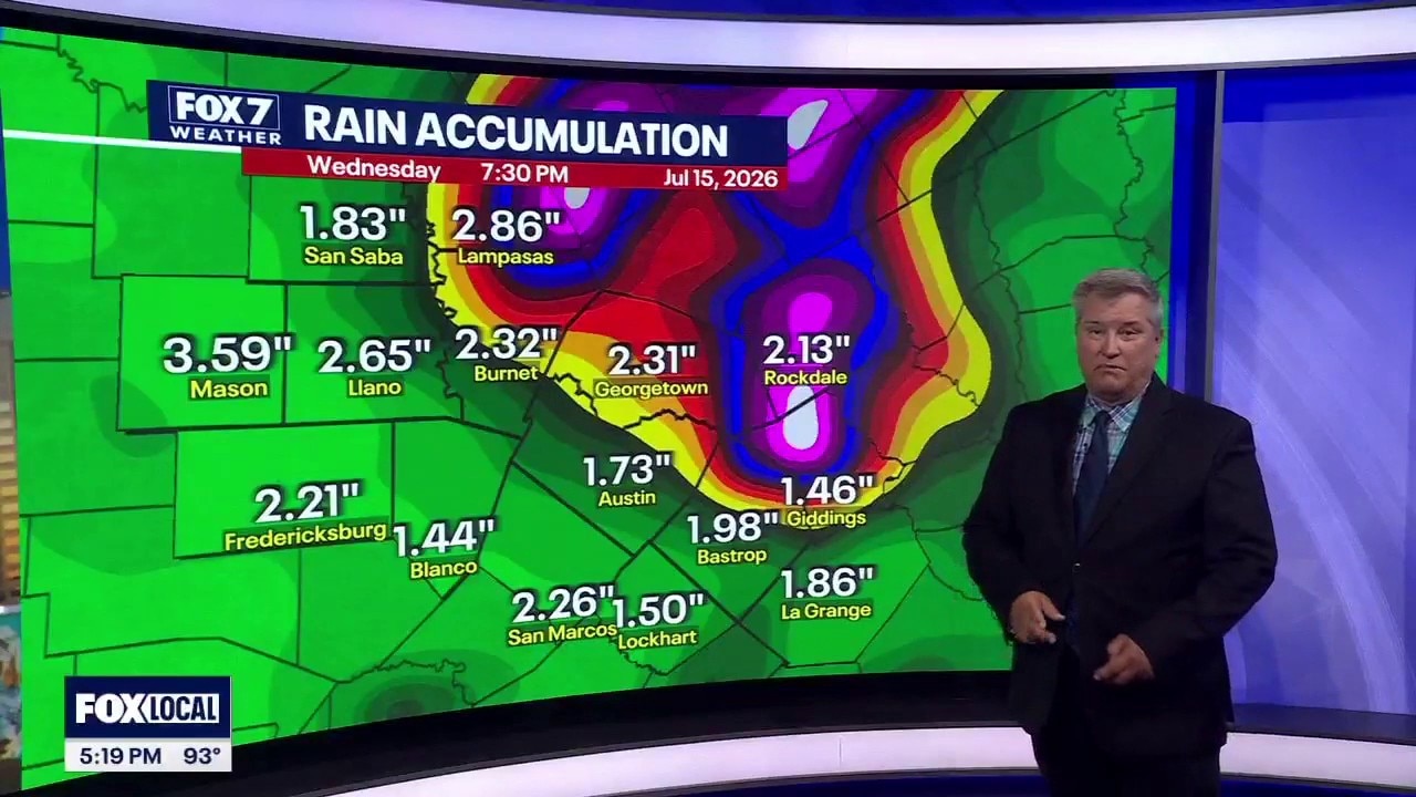 Austin weather: July 12 evening forecast 