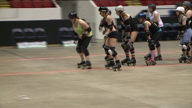 Chip invades BrewCity Bruisers practice