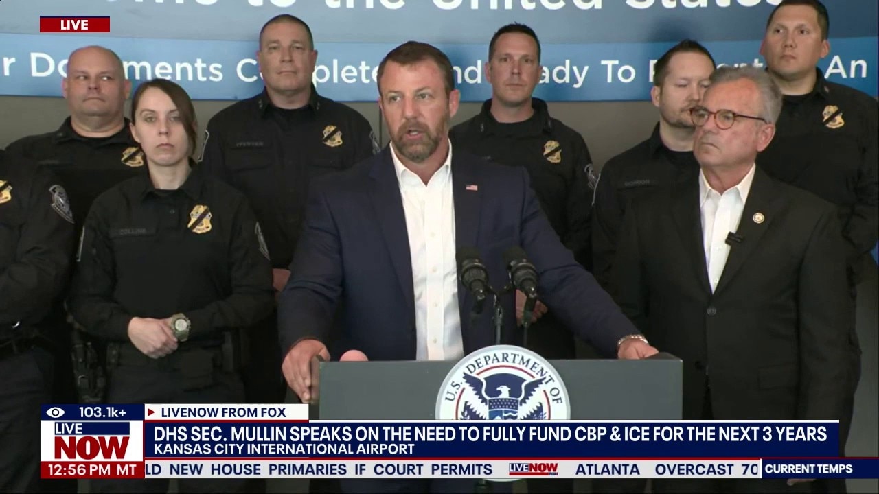 DHS Sec. Mullin delivers remarks in Kansas 