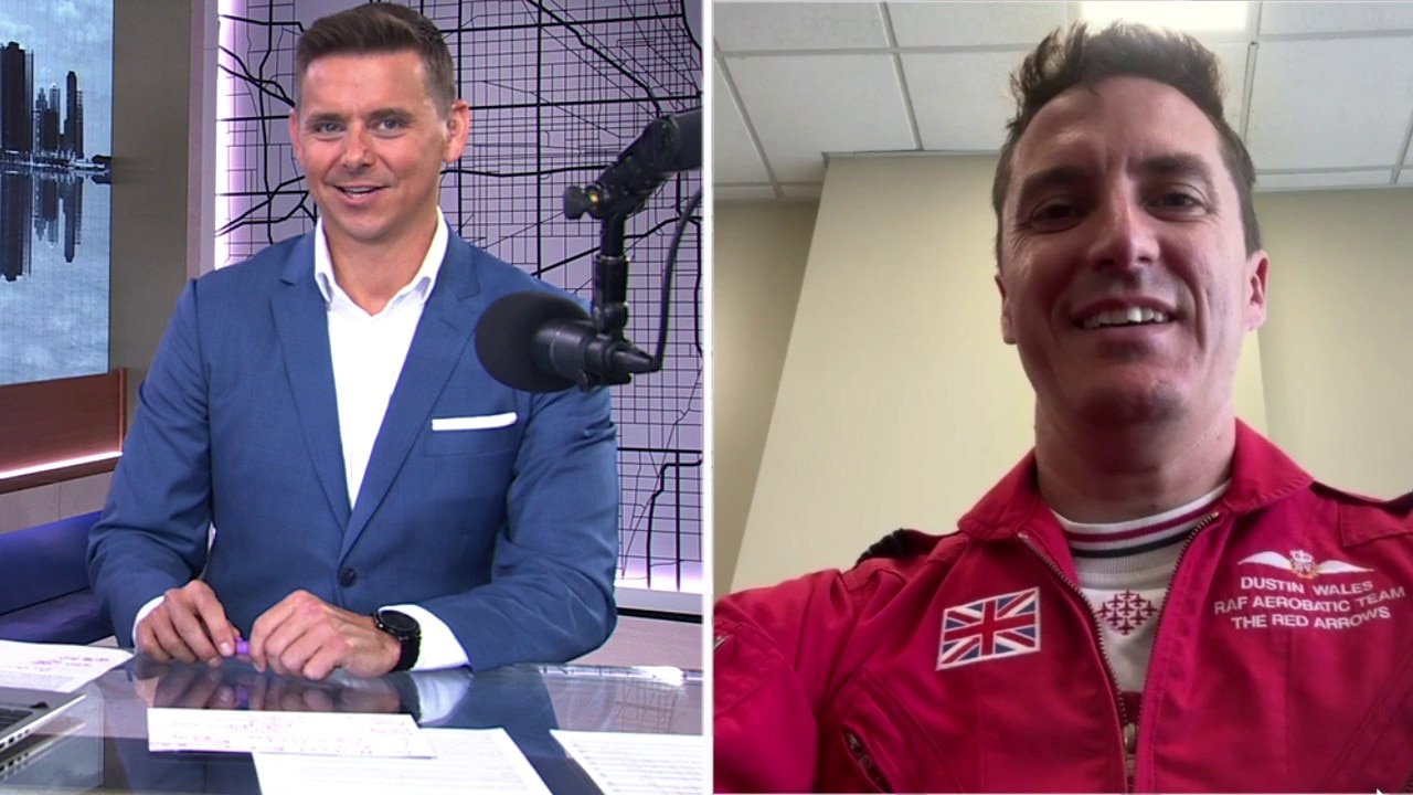 Britain's Red Arrows pilot shares what makes flying over Chicago so special | ChicagoLIVE