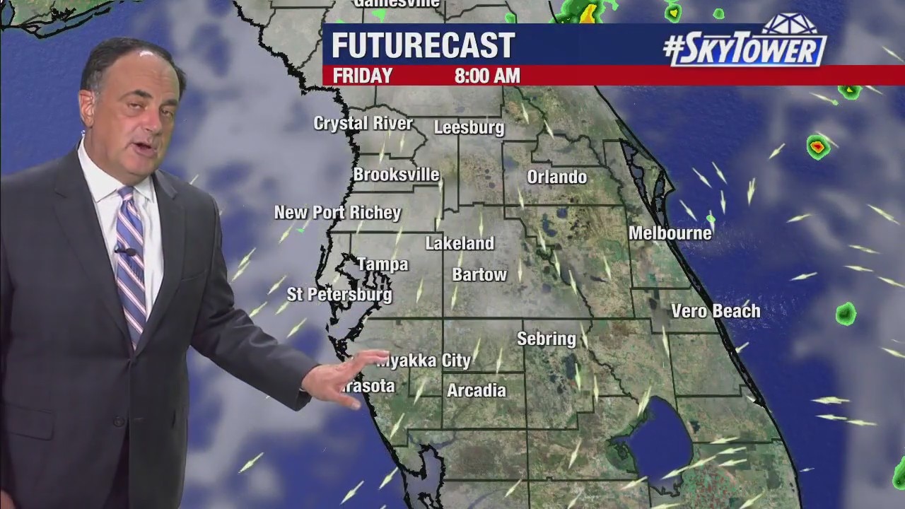 Thursday evening forecast