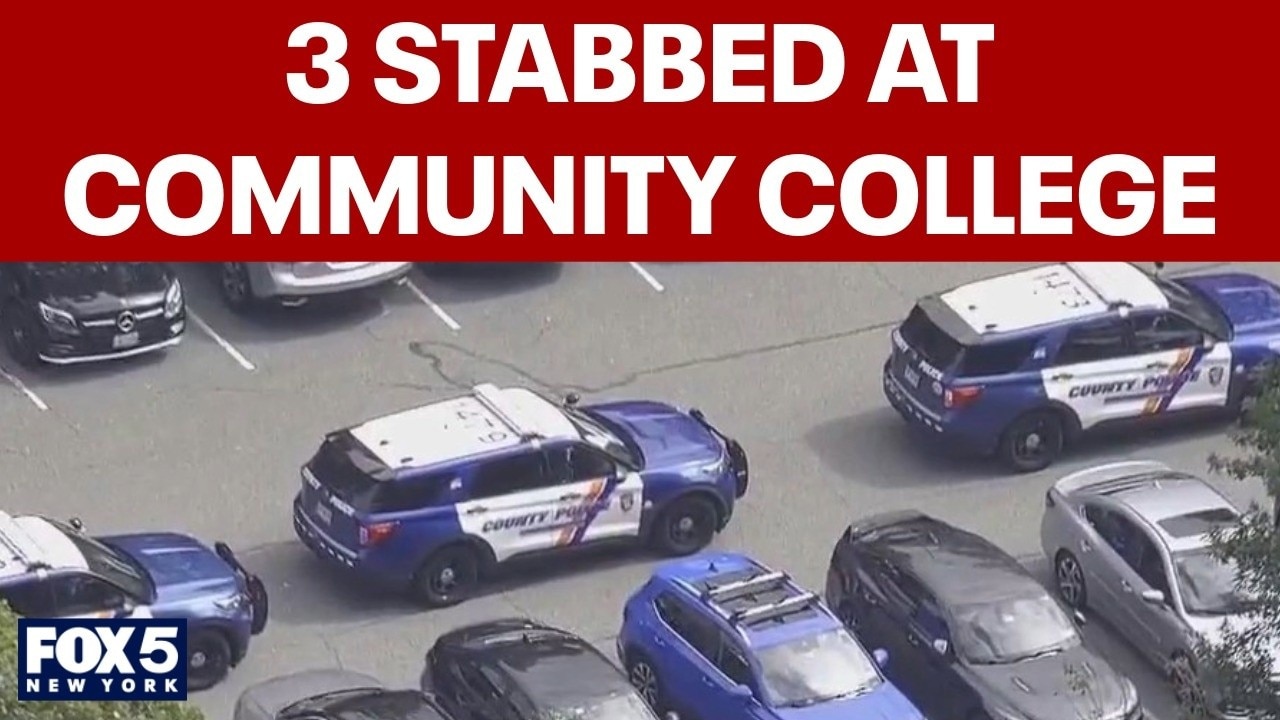 3 stabbed at Westchester Community College, 2 suspects in custody
