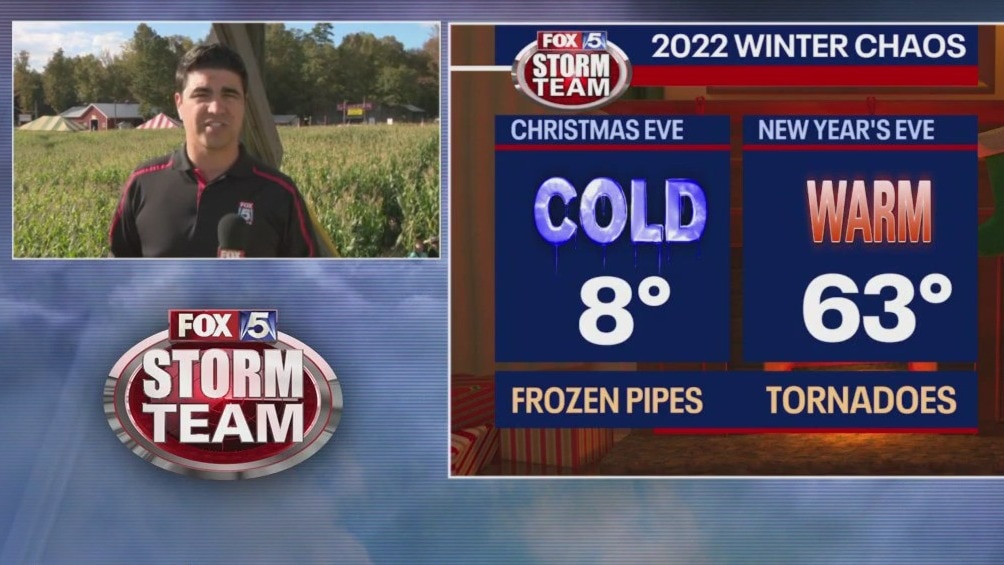 When will Georgia see the first Fall Freeze?