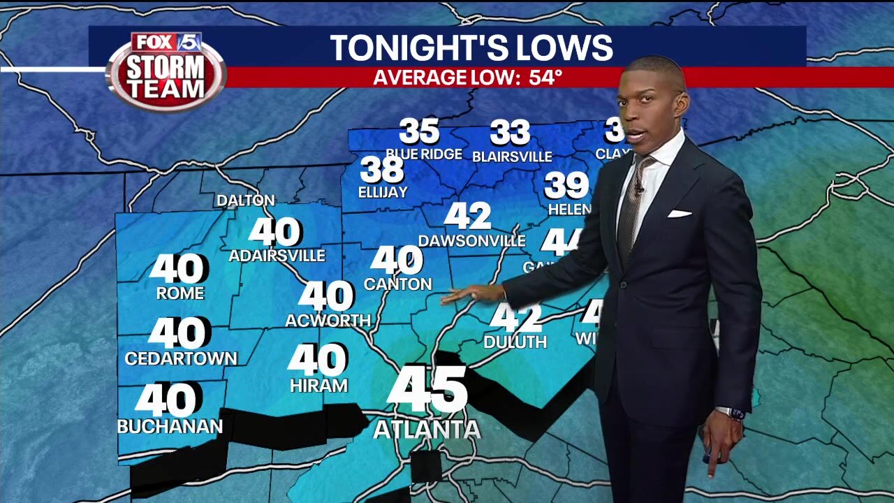 Monday afternoon weather forecast